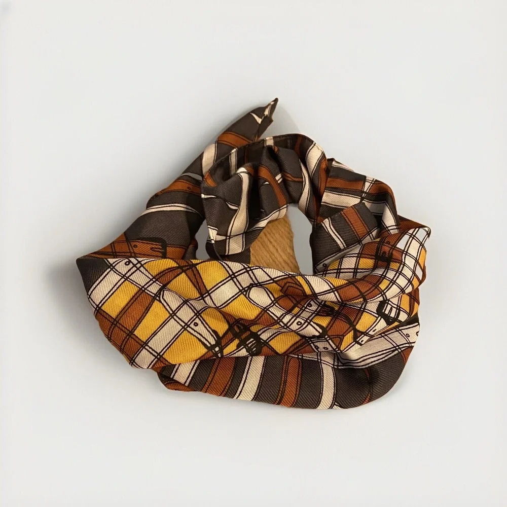 Nordstrom Collection Eighteen Scarf Square Western Equestrian Buckle Print Women